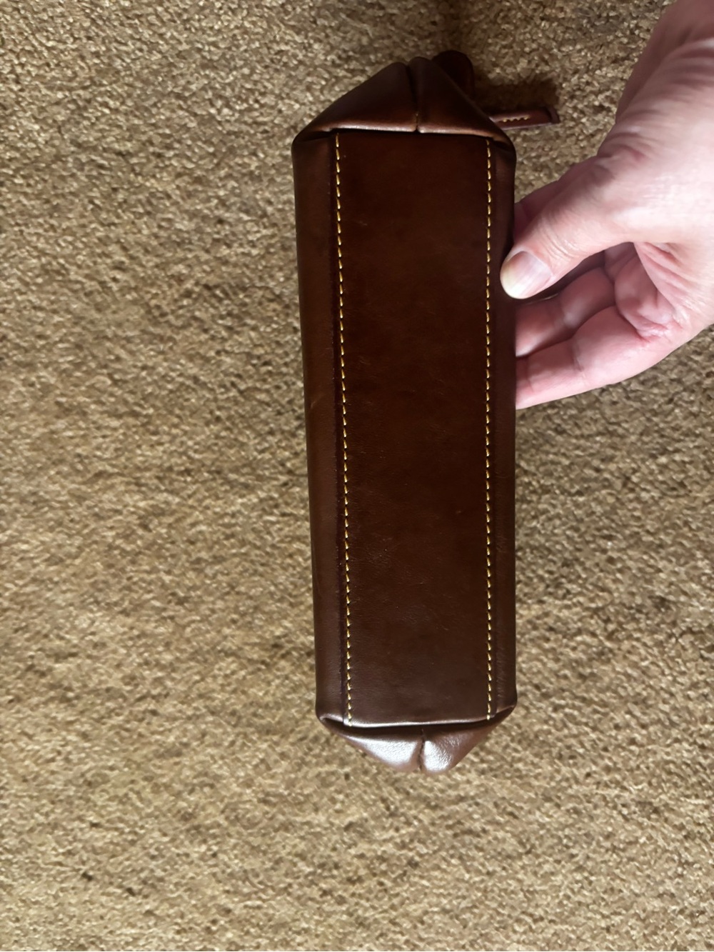 Dooney & Bourke Brown Leather Pouch - Picture 5 of 5